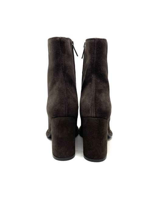 Damenstiefelette mit Reißverschluss IL LACCIO | 2462VELOURCAFFE